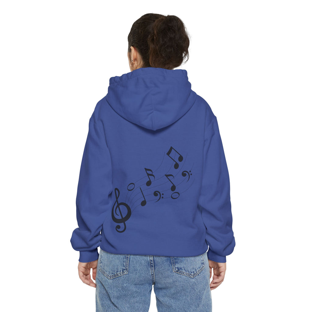 Musical Vibes Hoodie | Unisex Garment-Dyed Hoodie for Music Lovers, Festival Wear, Gift for Musicians, Cozy Layering Piece