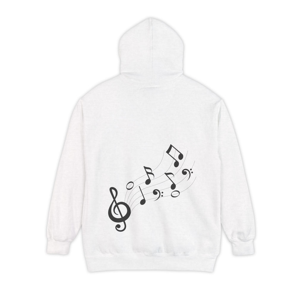 Musical Vibes Hoodie | Unisex Garment-Dyed Hoodie for Music Lovers, Festival Wear, Gift for Musicians, Cozy Layering Piece
