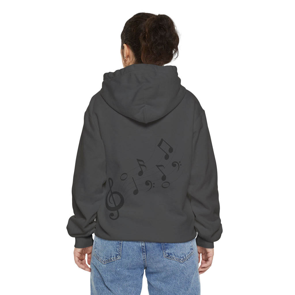 Musical Vibes Hoodie | Unisex Garment-Dyed Hoodie for Music Lovers, Festival Wear, Gift for Musicians, Cozy Layering Piece