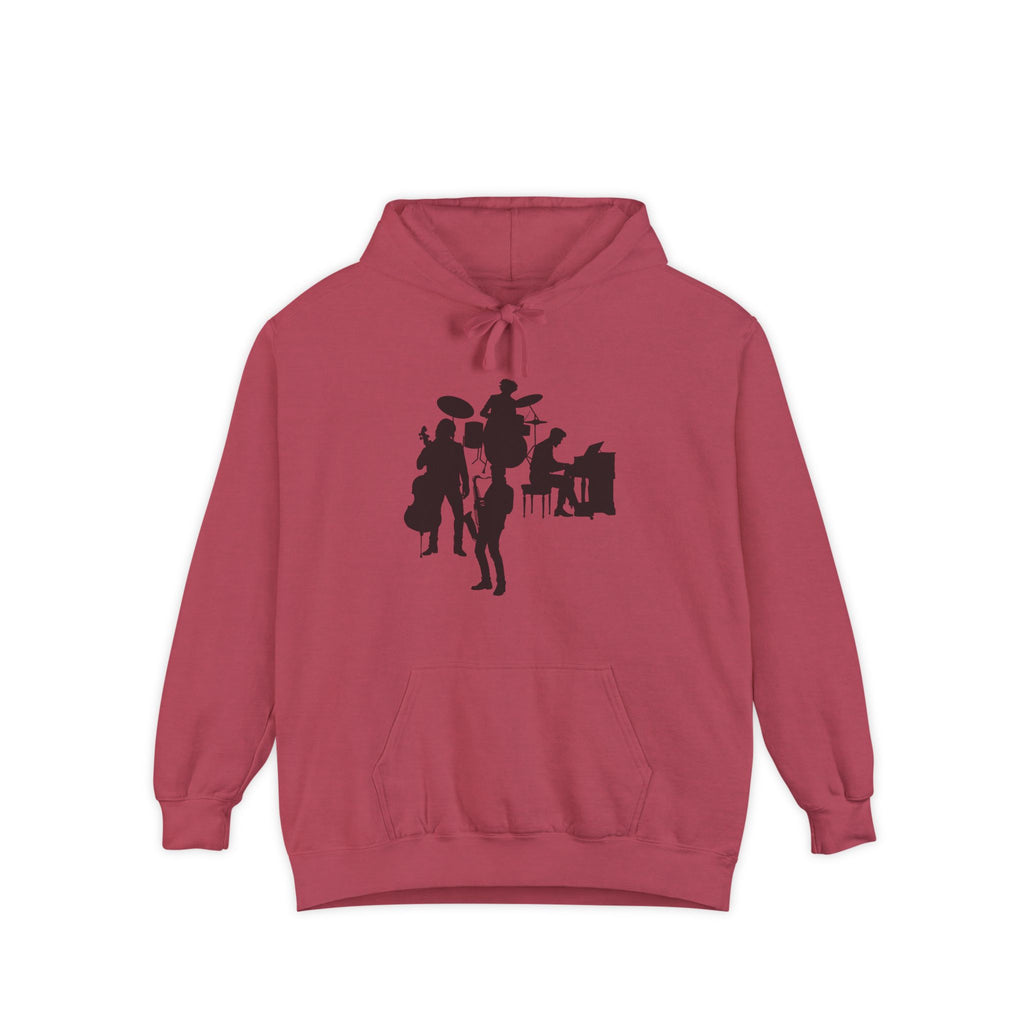 Musical Vibes Hoodie | Unisex Garment-Dyed Hoodie for Music Lovers, Festival Wear, Gift for Musicians, Cozy Layering Piece